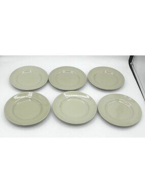 Drabware (Older, Glossy) by Wedgwood 5-34 Inch Bread Plates Set of 6 WW DRA